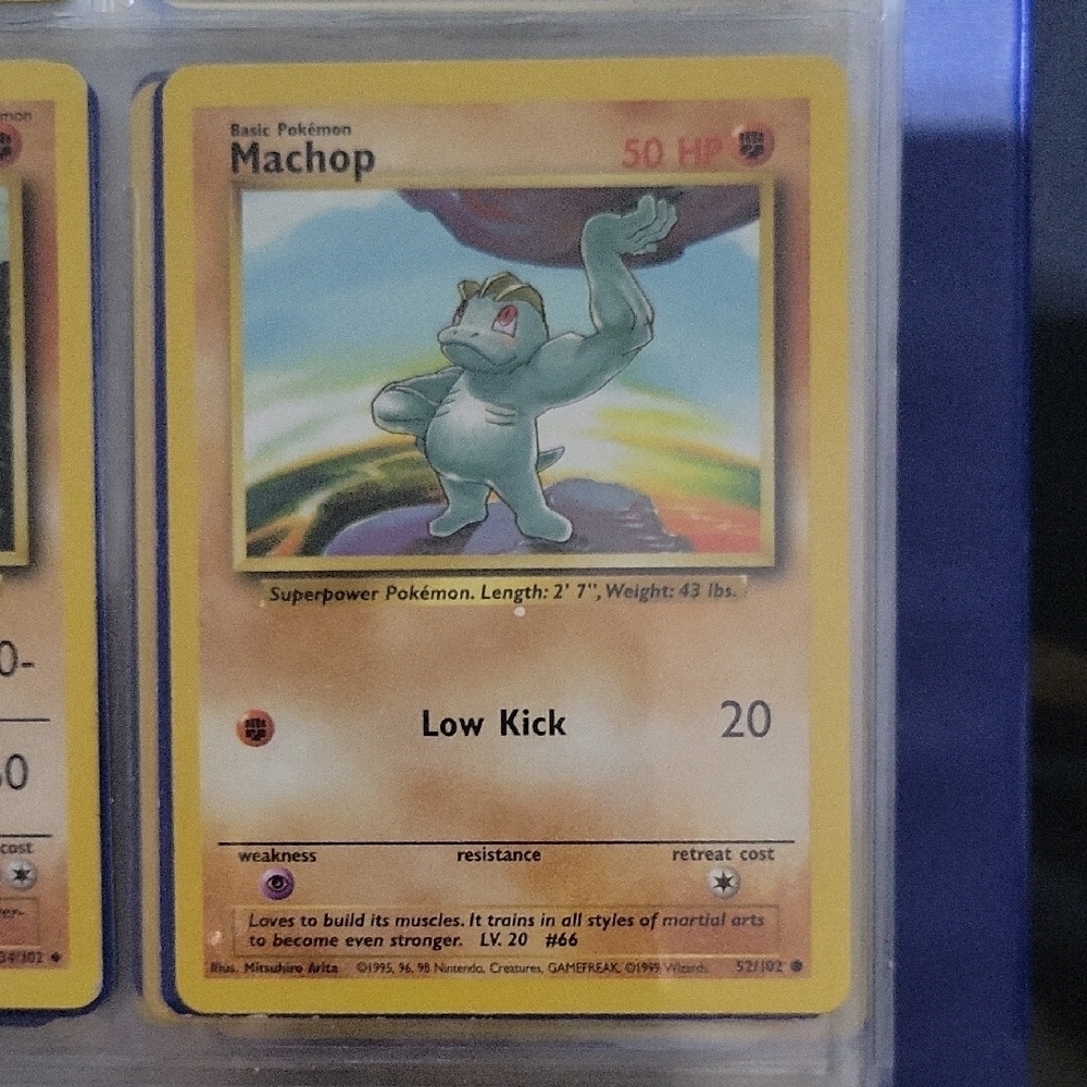 Pokemon Card Machop